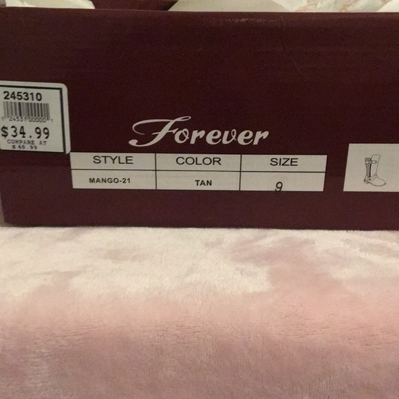 Brown with gold boots - Picture 3 of 3